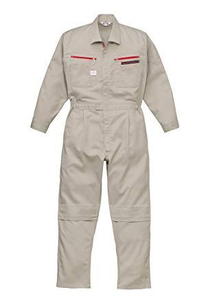 山田辰 1280SG4LAUTO-BI ツナギ服 4Lサイズ シルバーグレー8363738