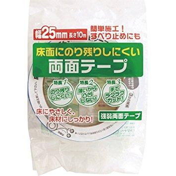 ワタナベ工業 強弱両面テープ 幅25mm×10m　KR-25-107973179