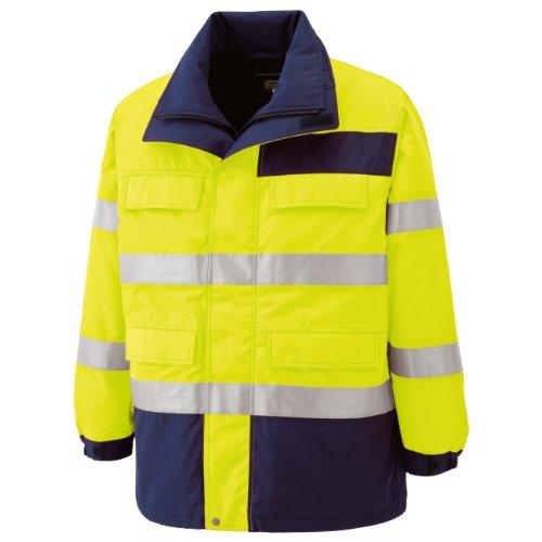 SE1124UELLミドリ安全 高視認性 防水帯電防止防寒コート イエロー LL7978669