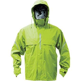 TRUSCO トラスコ中山 TRW36084STRUSCO ベンチレーション(通気口)付レインスーツ ライム S8564329