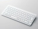 ELECOM エレコム Bluetoothミニキーボード/パンタグラフ式/薄型/マルチOS対応/ホワイト(TK-FBP100WH)