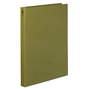 コクヨ(KOKUYO) フラットファイル　NEOS　厚とじ　A4縦　オリーブグリーン フ-NEW10DG 1冊