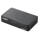 ELECOM エレコム Giga対応スイッチングHub/8ポート/プラスチック筐体/磁石付き/電源外付モデル/ブラック(EHC-G08PA2-JB)(2)