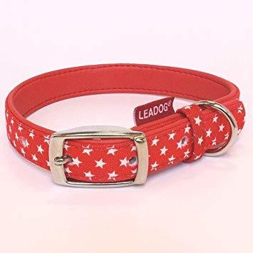 Collars, Harnesses, Leashes - リードッグ アイピンカラーL/アカIPC‐L/RD