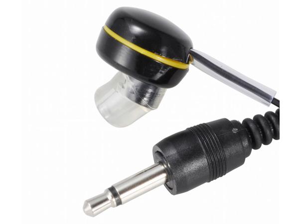 Sound-Isolating Type - OHM オーム電機 01-0019 ラジオ用 モノラルイヤホン(φ3.5/1m/黒) EAR-0019