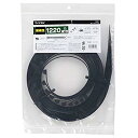 OHM オーム電機 09-1772 耐候性ワイドタイ(1220mm/黒/10本入り) WLT-1220-K 10P