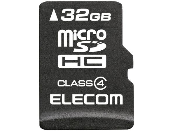 &nbsp;メーカー&nbsp;ELECOM エレコム&nbsp;商品カテゴリ&nbsp;メモリカード＞SDカード&nbsp;発送目安&nbsp;1週間以内に発送予定&nbsp;お支払方法&nbsp;銀行振込・クレジットカード&nbsp;送料&nbsp;送料無料&nbsp;特記事項&nbsp;&nbsp;その他&nbsp;※※※※※※※※※※※※※※※※※ 仕様 ※※※※※※※※※※※※※※※※※メモリー種類 microSDHCメモリーカードメモリー容量 32GB1GBあたりの価格 150 円スピードクラス CLASS4防水・耐水 IPX7