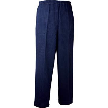 日本エンゼル スクエアニットストレートズボン ネイビー 3L (5112)