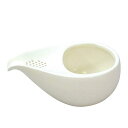 スズ木 日本製 急須 ひとしずく 注器 (小) 130ml しろ 6046-7510 (1143122)