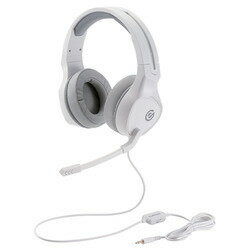 ELECOM エレコム ゲーミングヘッドセット/両耳オーバーヘッド/4極ミニプラグ/50mmドライバ/極厚イヤーパッド/コントローラ付属/ホワイト(HS-G01WH) ELECOM エレコム ゲーミングヘッドセット/両耳オーバーヘッド/4極ミニプラグ/50mmドライバ/極厚イヤーパッド/コントローラ付属/ホワイト(HS-G01WH)