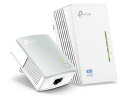 TP-LINK AV600 PLCアダプターと300Mbpsの中継器&PLCアダプターのセットモデル(TL-WPA4220KIT)