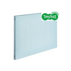 大塚商会 TANOSEE フラットファイルE(エコノミー) A3ヨコ 150枚収容 背幅18mm ブルー 1パック(10冊)(OSFE-A3E-B)