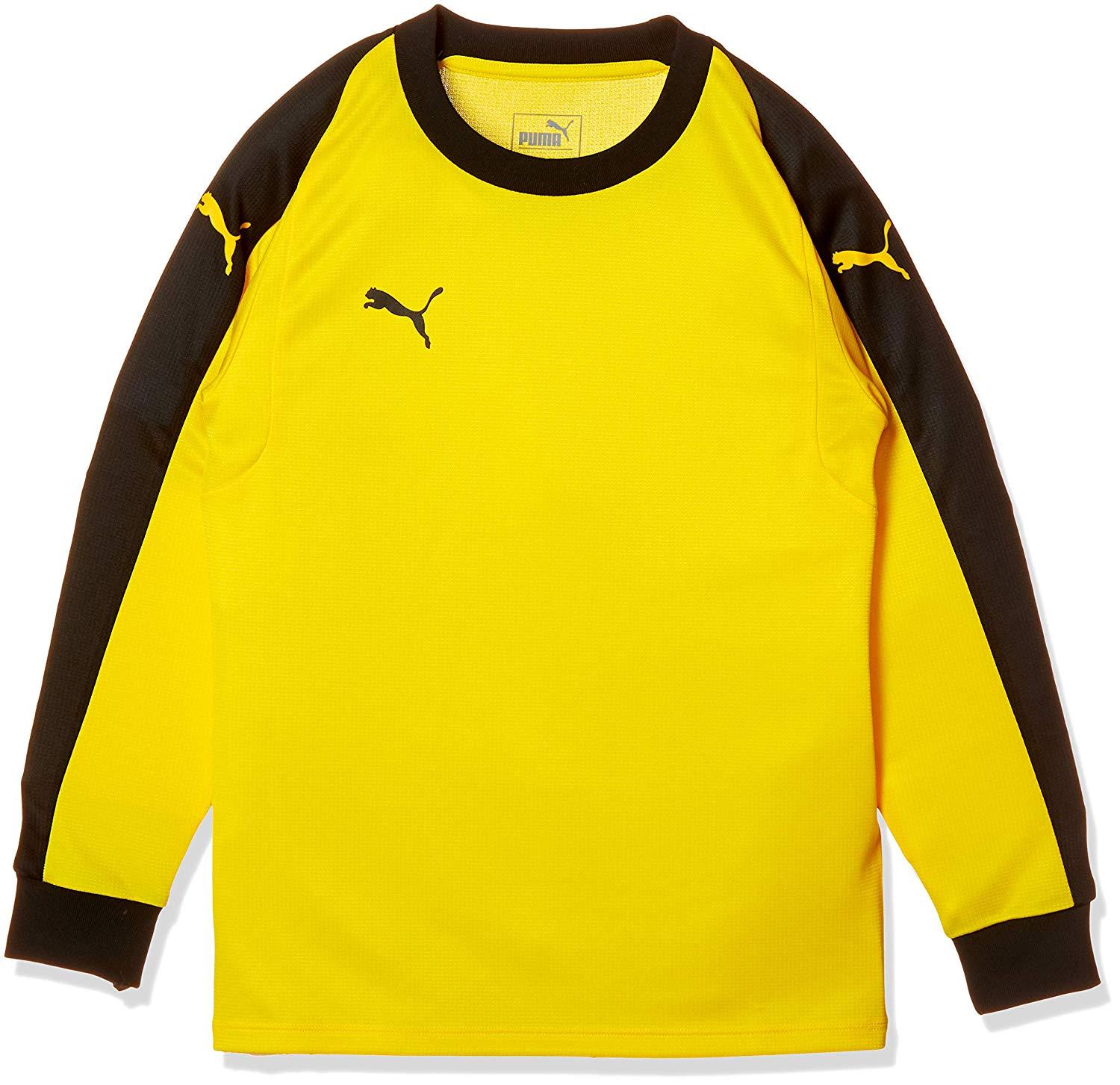 SSK プーマ　LIGA　ジュニア　GK　シャツ　パッドツキ　品番：729966　カラー：CYBER　YELLOW−（03）　..