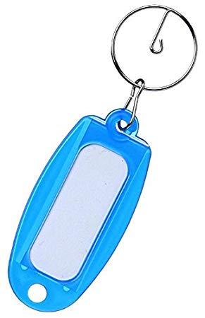 大一鋼業 キーホルダーネームホルダーマーキークリアミント100個セット