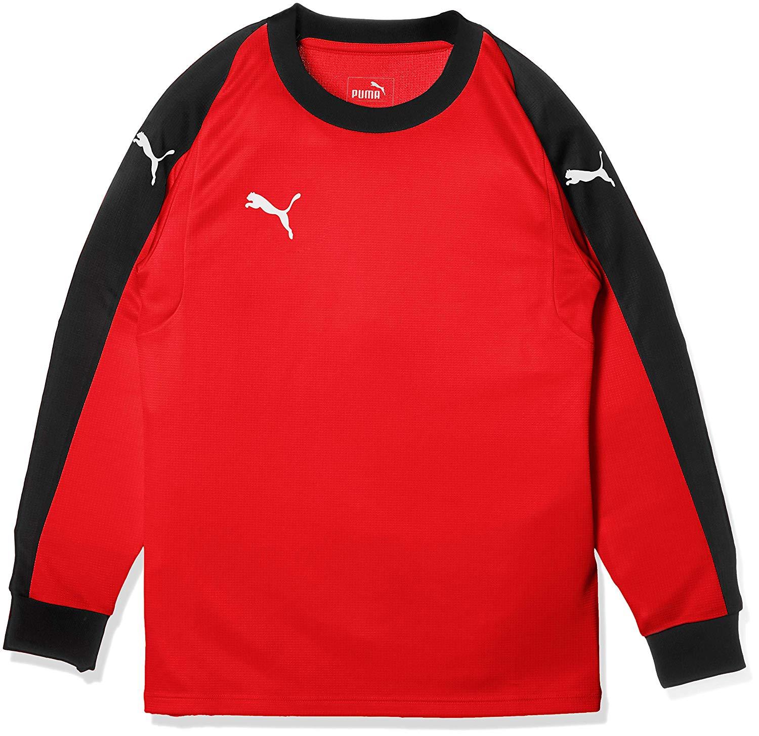PUMA プーマ LIGA_ジュニア_GK_シャツ_パッドツ (729966) [色 : 01PUMA_RED-P] [サイズ : 120]