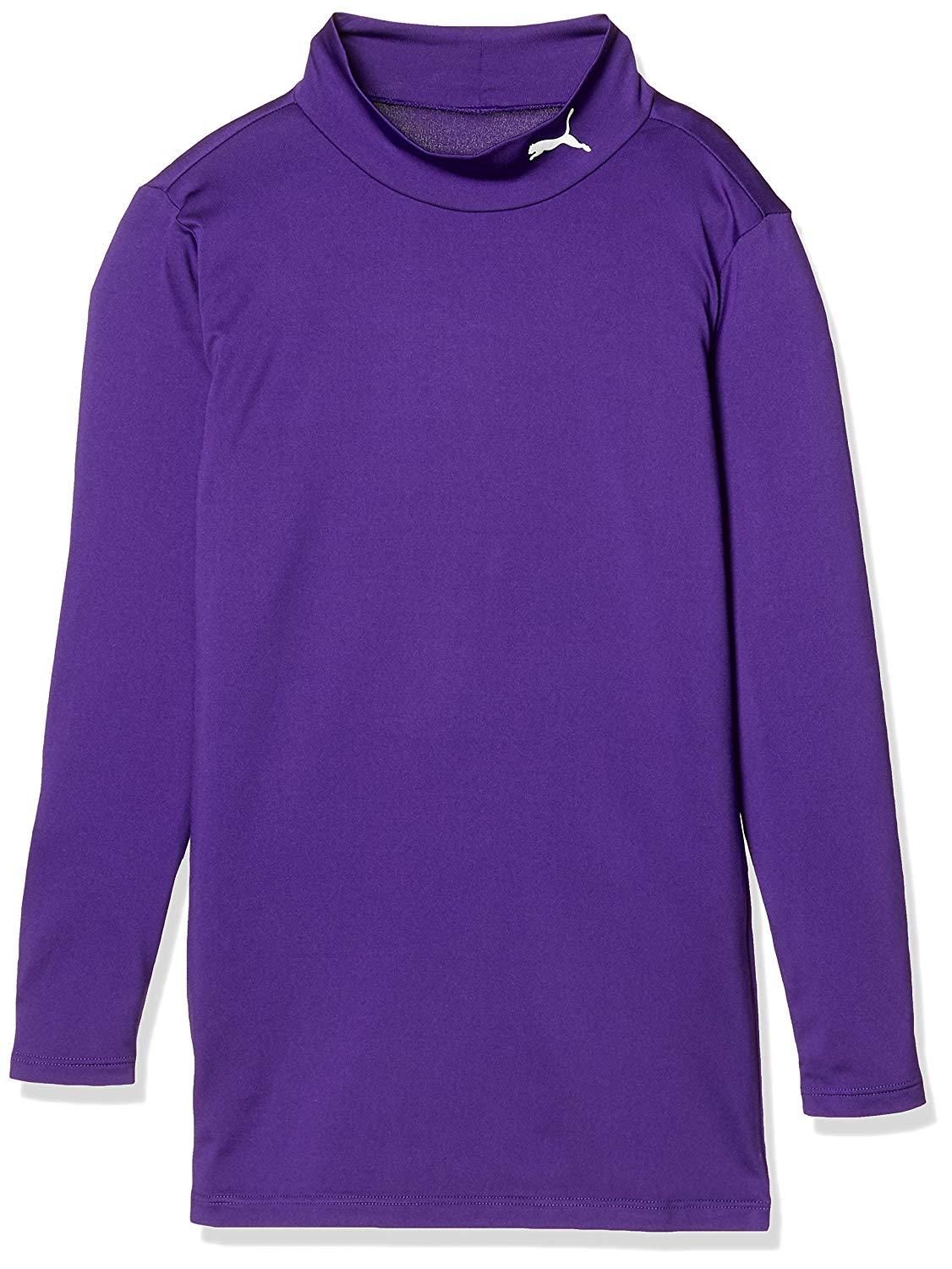 PUMA プーマ プーマ　コンプレッション　ジュニア　モックネック　LS　品番：656332　カラー：PRISM　VIOLET－（14）　サイズ：130