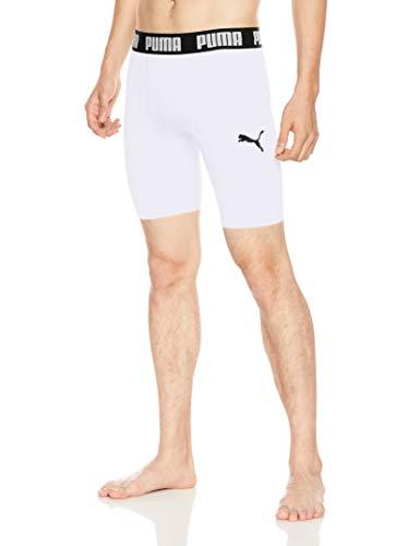 PUMA プーマ コンプレッション＿ショートタイツ　（656333）　［色　：　04PUMA＿WHITE］　［サイズ　：　XXL］