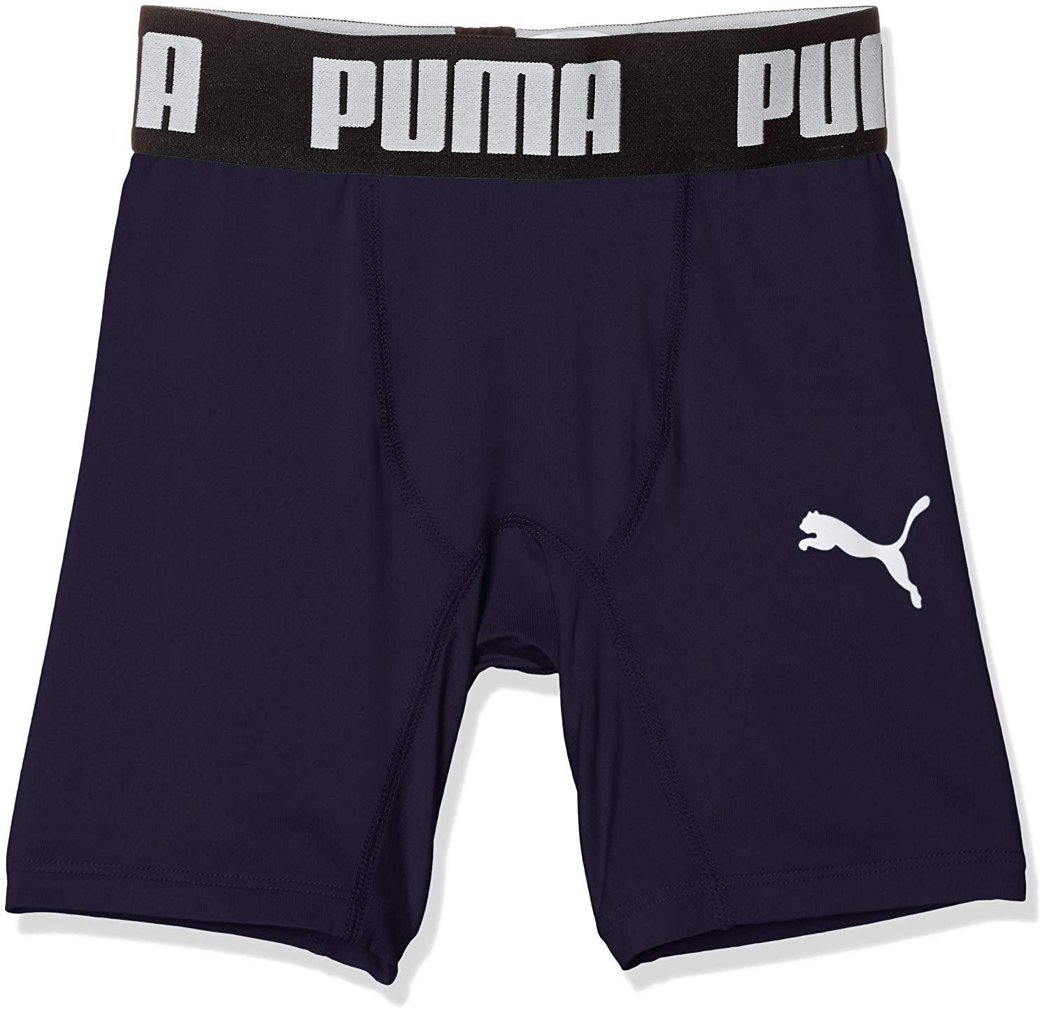 PUMA プーマ プーマ コンプレッション ジュニアショートタイツ 品番：656334 カラー：PEACOAT-PUMA（06） サイズ：140