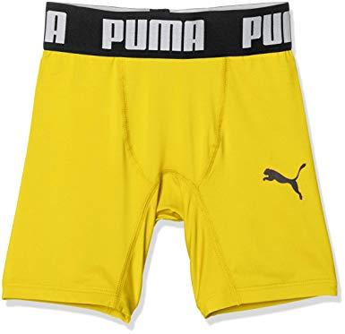 PUMA プーマ プーマ コンプレッション ジュニアショートタイツ 品番：656334 カラー：CYBER YELLOW-（07） サイズ：160