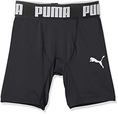 PUMA プーマ プーマ　コンプレッション　ジュニアショートタイツ　品番：656334　カラー：PUMA　BLACK−PU（03）　サイズ：140