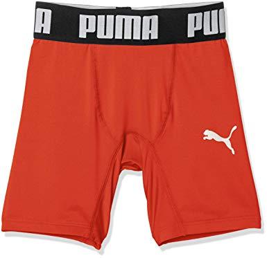 PUMA プーマ プーマ　コンプレッション　ジュニアショートタイツ　品番：656334　カラー：PUMA　RED－PUMA（01）　サイズ：130