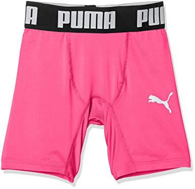 PUMA プーマ プーマ　コンプレッション　ジュニアショートタイツ　品番：656334　カラー：RASPBERRY－WHI（11）　サイズ：150