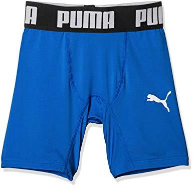 PUMA プーマ プーマ　コンプレッション　ジュニアショートタイツ　品番：656334　カラー：TEAM　ROYAL－WH（10）　サイズ：130