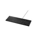 BUFFALO バッファロー BSKBU310BKZ USB接続 有線フルキーボード 丸洗い対応 ブラック(BSKBU310BKZ)