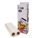 OHM オーム電機 密封パック器専用ロール袋(28cm×3m)2本入