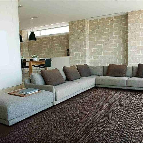 スミノエ(Suminoe) VIL8/352X352 カーペット ヴィラ(8畳/352×352cm/ブラウン)【日本製】