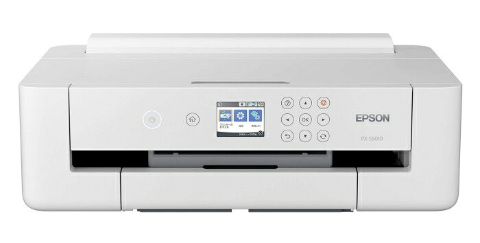 &nbsp;メーカー&nbsp;EPSON エプソン&nbsp;商品カテゴリ&nbsp;プリンター＞インクジェットプリンター&nbsp;発送目安&nbsp;翌日までに発送（休業日除く）&nbsp;お支払方法&nbsp;銀行振込・クレジットカード&nbsp;送料&nbsp;送料無料&nbsp;特記事項&nbsp;&nbsp;その他&nbsp;※※※※※※※※※※※※※※※※※ 仕様 ※※※※※※※※※※※※※※※※※タイプ インクジェット 解像度 5760x1440 dpiインク形状 独立 インクタイプ カートリッジ式インク色数 4 色 インク種類 顔料カラー印刷速度/分 11 枚モノクロ印刷速度/分 15 枚 液晶モニタ ○ 消費電力 21 W 自動電源オン ○自動電源オフ ○ 最大用紙サイズ A3ノビ 給紙トレイ 前面/背面最大給紙枚数（普通紙） 250 枚 最大給紙枚数（ハガキ） 85 枚スマホ対応 ○ AirPrint対応 ○ Wi-Fi Direct対応 ○クラウドプリント Epson Connect接続インターフェイス USB2.0/有線LAN/無線LAN(Wi-Fi)その他機能 ネットワーク印刷/自動両面印刷/フチなし印刷/レーベル印刷 無線LAN規格 IEEE802.11a/b/g/n/ac 無線LAN周波数 2.4/5GHz幅x高さx奥行き 476x159x369 mm 重さ 8.5 kgエコマーク ○ 認定番号 18 155 028カラー ホワイト系