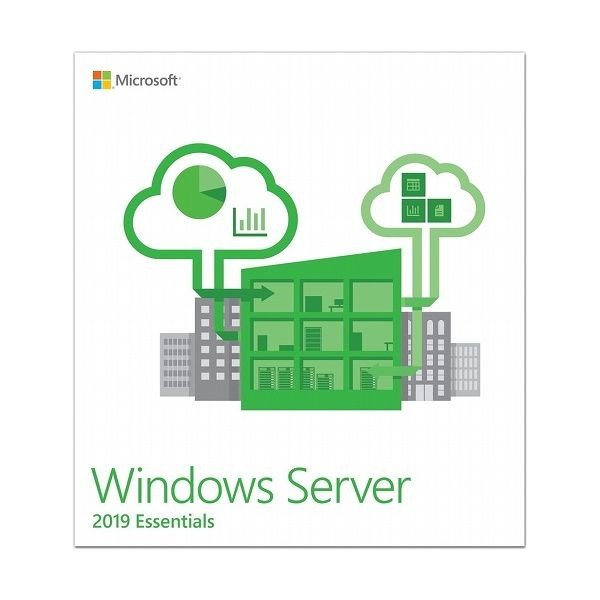 楽天ECJOY！楽天市場店MICROSOFT マイクロソフト Windows Server Essentials 2019 64bitWin対応 日本語版 DVDパッケージ　G3S-01195