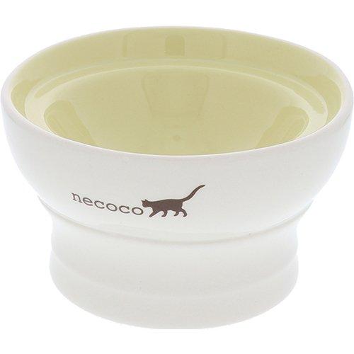 ペティオ (Petio) 【犬猫用品】necoco 脚付き陶器食器 ドライフード向き (-)