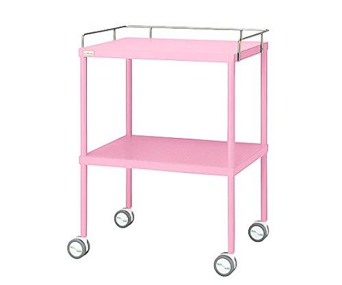 アズワン カラフル回診車 手摺付 ピンク 616×450×842mmNCNN313-0553020-210-12 アズワン カラフル回診車 手摺付 ピンク 616×450×842mmNCNN313-0553020-210-12