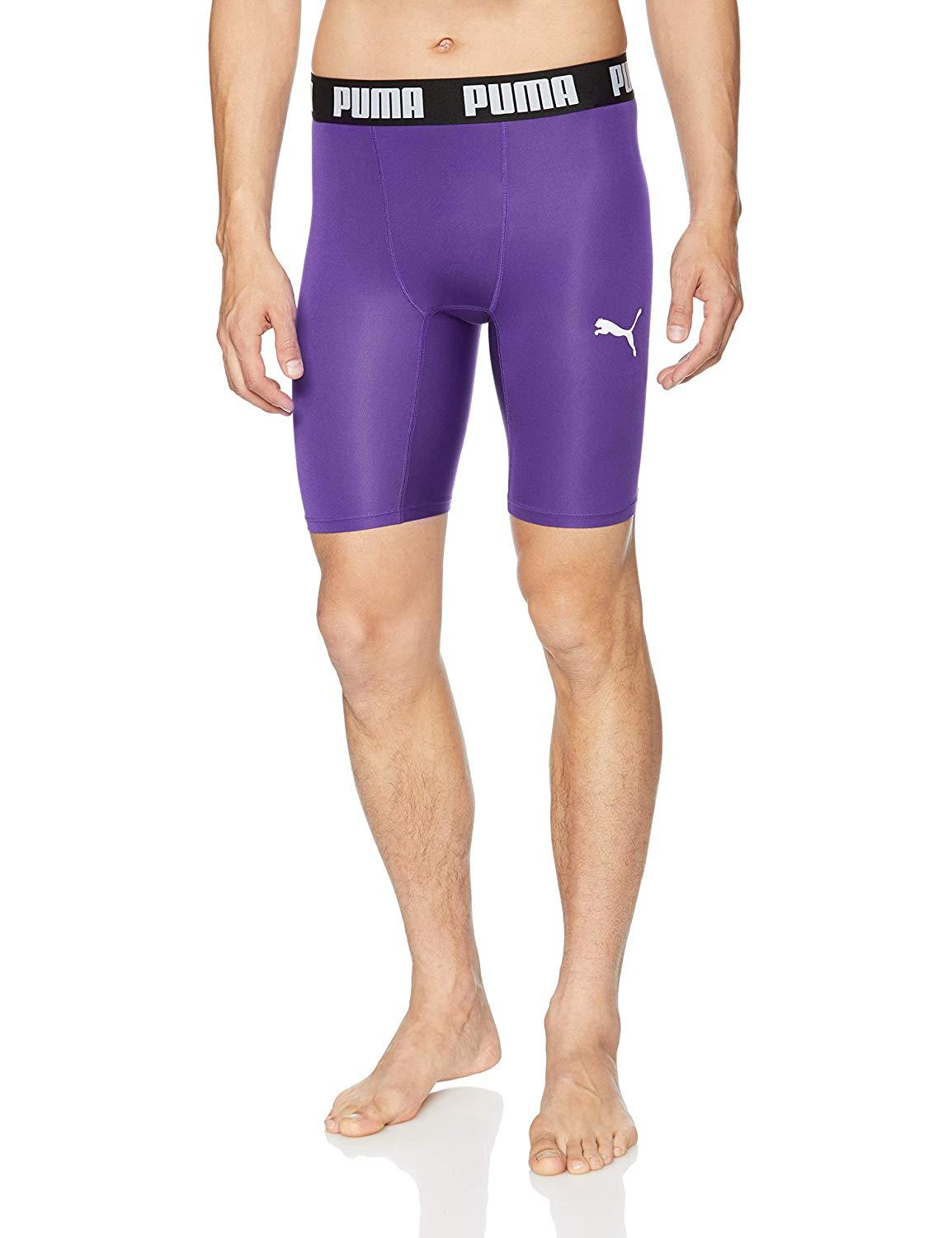 PUMA プーマ プーマ　コンプレッション　ショートタイツ　品番：656333　カラー：PRISM　VIOLET−（14）　サイズ：XXL