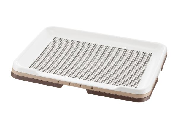 リッチェル 第一営業部 リッチェル お掃除簡単ステップトレー ワイド ダークブラウン(1コ入)