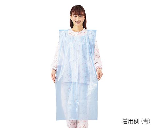 日本ホップス プロシェア食事用PEエプロン ピンク 50枚入 7-6266-03