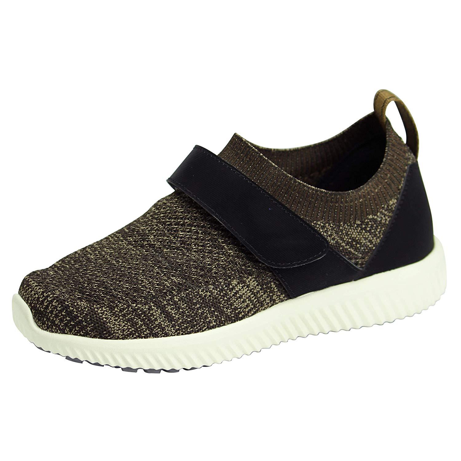 マリアンヌ SaiSai ストレッチニットスニーカー WG110(WG110)ブラウン M