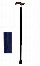 ウェルファン 夢ライフステッキ スリムネック伸縮ベーシックタイプ(無地)(009732)