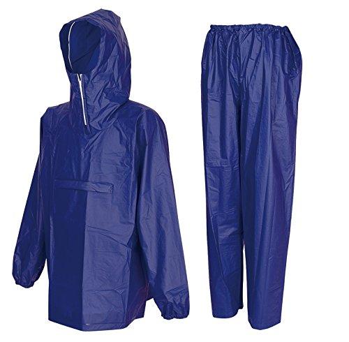 カジメイク EVA防水ヤッケ＆パンツ ネイビー L 1555 (1142786)