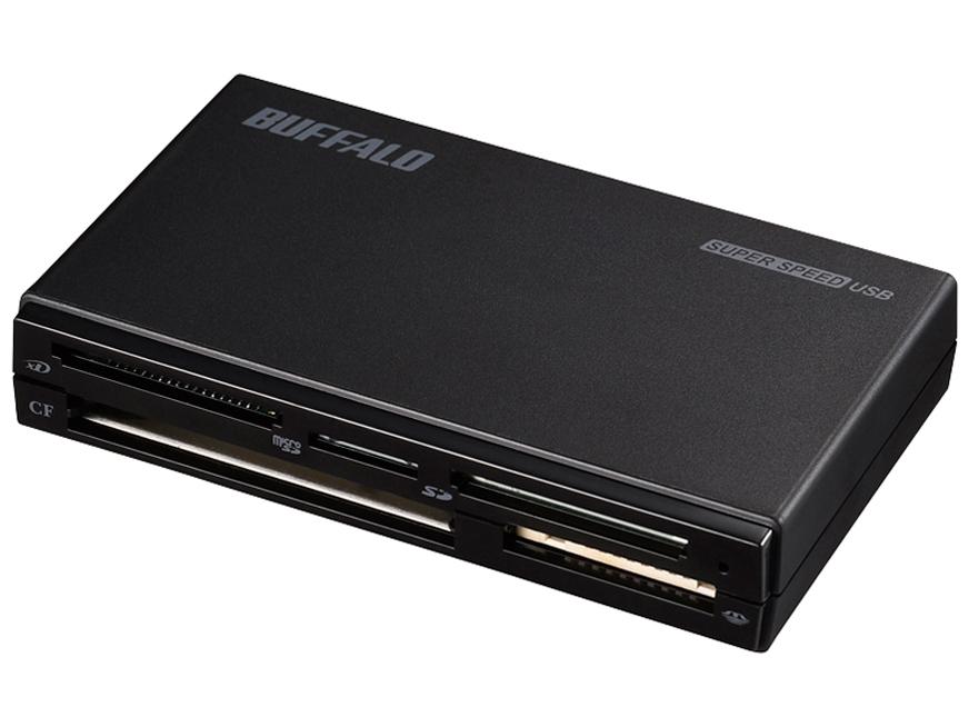 BUFFALO バッファロー USB3.0 マルチカードリーダー ハイエンドモデル ブラック(BSCR500U3BK)