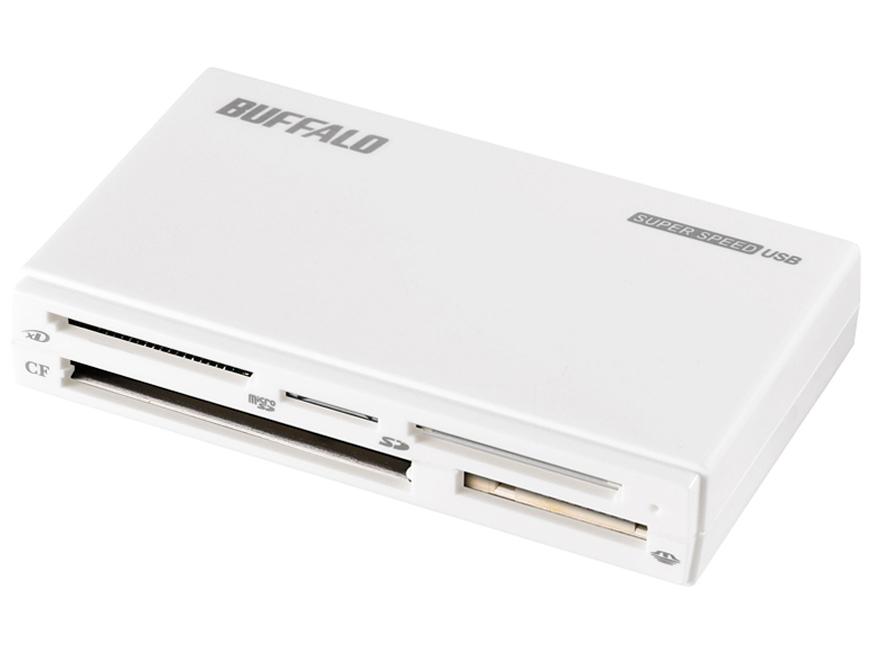 BUFFALO Хåե USB3.0 ޥɥ꡼ ϥɥǥ ۥ磻(BSCR500U3WH)
