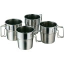 カクセー PP-03 SOLA(ソラ)スタッキングマグ 4pcs(1セット)