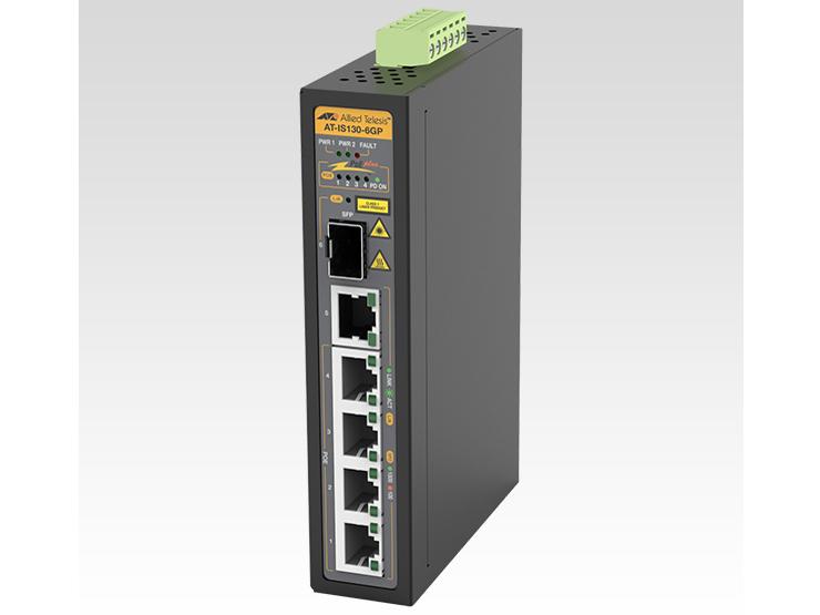 ALLIEDTELESIS アライドテレシス AT-IS130-6GP-Z5 [10/100/1000BASE-Tx4(PoE-OUT)、10/100/1000BASE-Tx..
