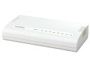 IODATA アイオーデータ 100BASE-TX/10BASE-Te 8ポート レイヤー2スイッチングハブ ホワイト(ETX-ESH08WC) 1