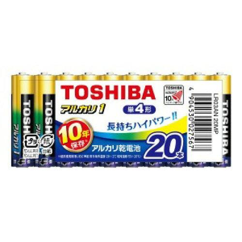 TOSHIBA 東芝 アルカリ乾電池 アルカリ1 LR03AN 20MP