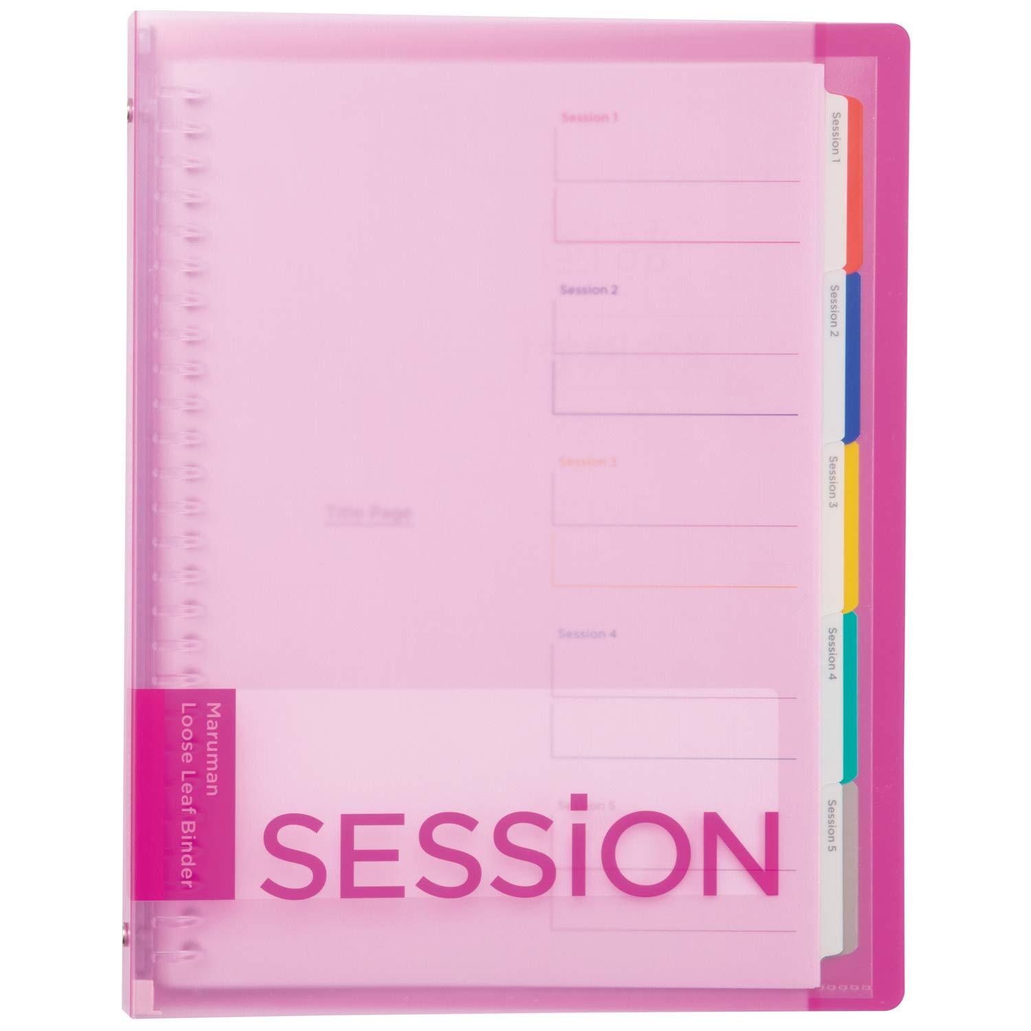 マルマン B5 バインダー セッション ピンク F310-08
