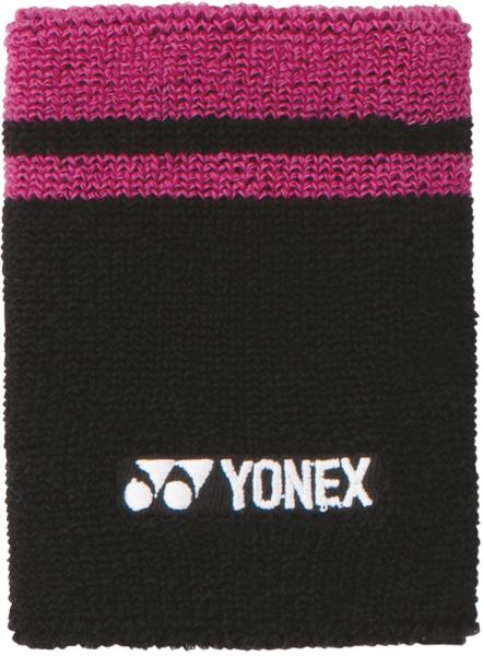 YONEX ヨネックス リストバンド (AC490) [色 : ブラック/ピンク]