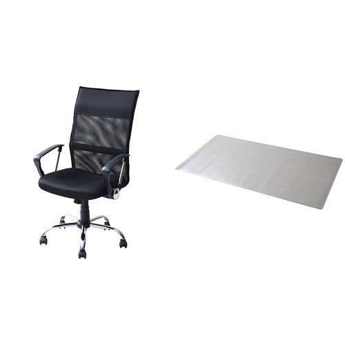 山善(YAMAZEN) YAMAZEN ハイバック爽快メッシュチェア ブラック EMG-778H(BK) 1脚