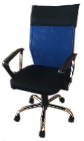 山善(YAMAZEN) YAMAZEN ハイバック爽快メッシュチェア ブルー EMG-778H(BL) 1脚